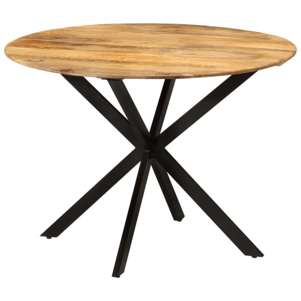 Dining table, 110x78cm, solid mango wood and steel