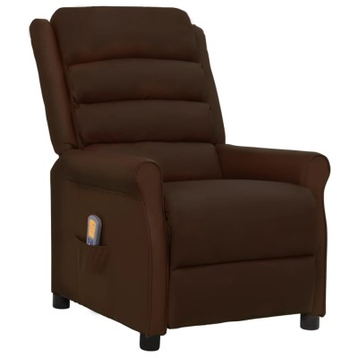 Massage chair, brown color,...