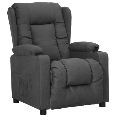Reclining chair, dark gray,...