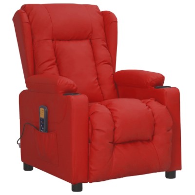 Massage chair, red wine...