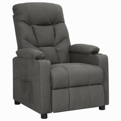 Reclining chair, dark gray,...