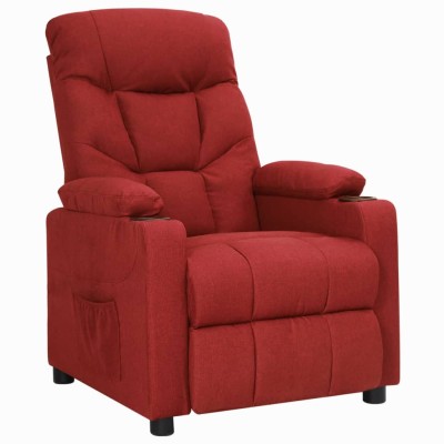 Reclining chair, red wine...