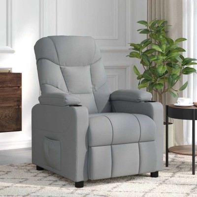 Massage chair, light gray,...