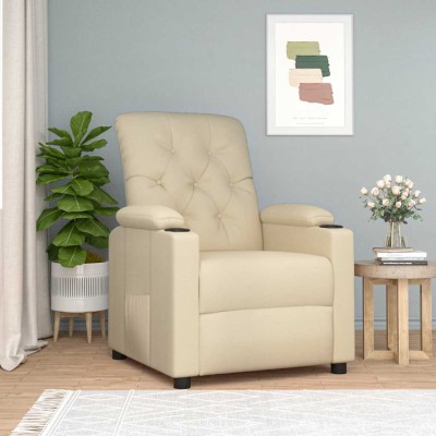 Reclining chair, cream...