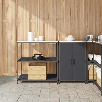 Kitchen storage set with...