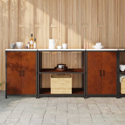 Kitchen storage set with...