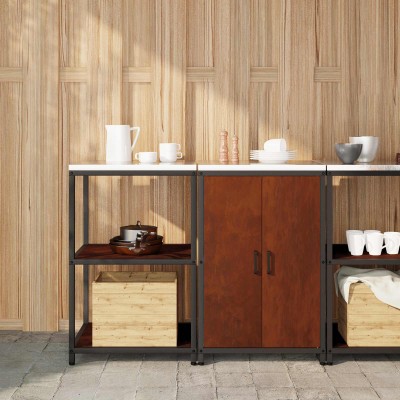Kitchen storage set with...