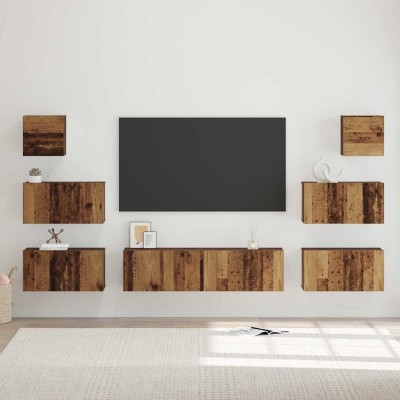 TV cabinet set 8 pcs...