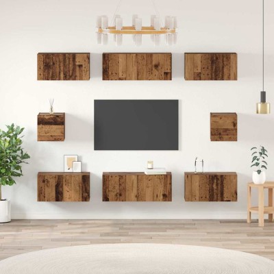 TV cabinet set 8 pcs...