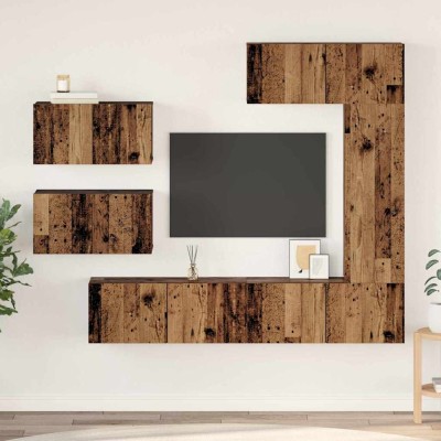 TV cabinet set 6 pcs...