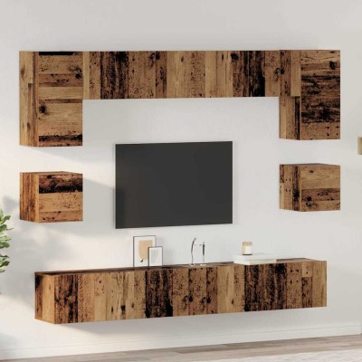 TV cabinet set 8 pcs...