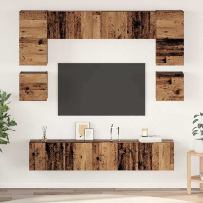TV cabinet set 8 pcs...