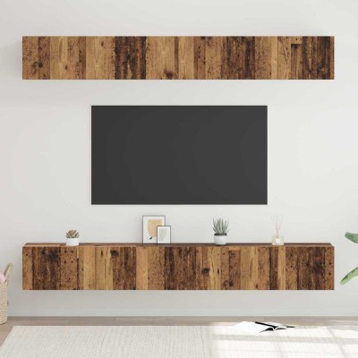 TV cabinet set 6 pcs Old...