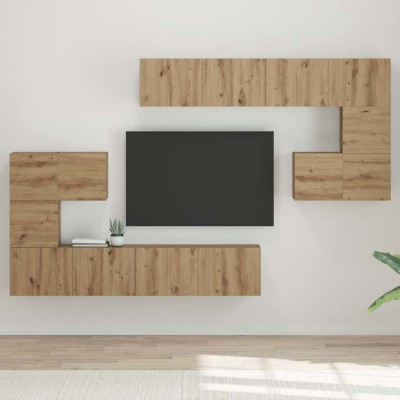 TV units 4 pcs Artisan oak...