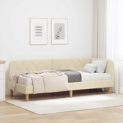 Corner bed structure Cream...