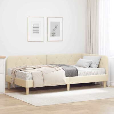 Corner bed structure Cream...