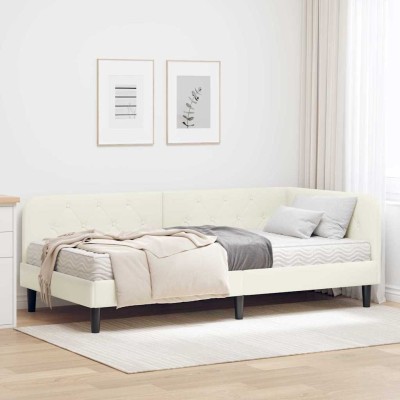 Corner bed structure Cream...