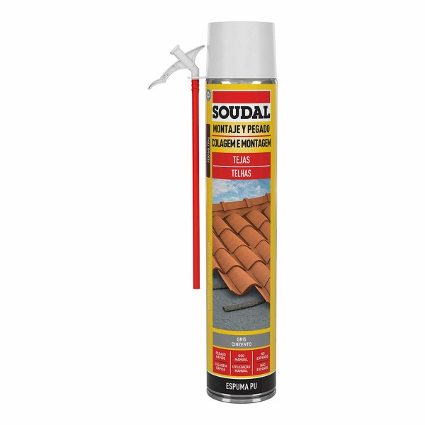 Putas Soudal Poliuretāns Jumts Pelēks 750 ml