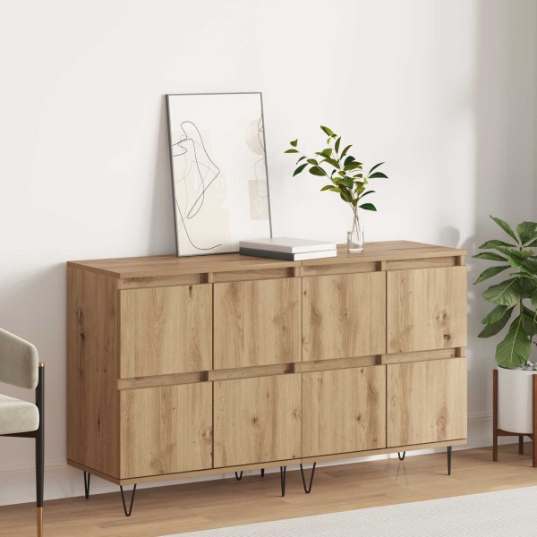 Side shelves 2 pcs artisan oak