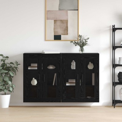 Wall cabinets 2 pcs black...