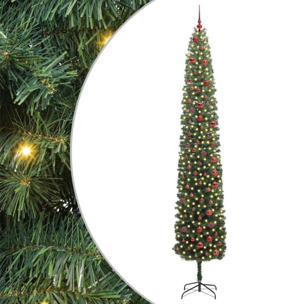 Artificial Christmas tree Green 300 cm PVC, steel and plastic