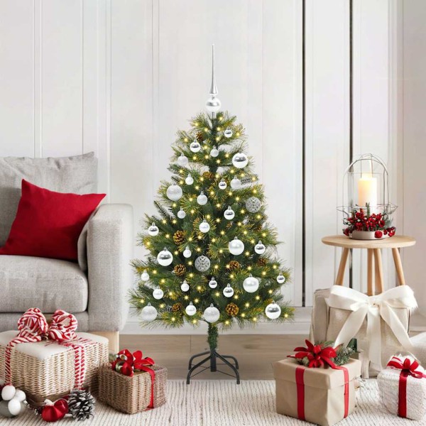 Artificial folded Christmas tree with canopy 150 cm