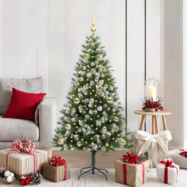 Artificial Flexible Christmas tree with padded snow 150 cm