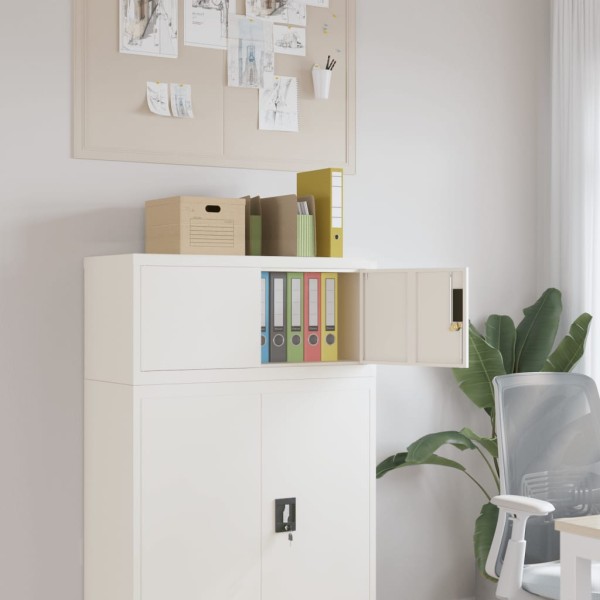 Cabinet for documents, white, 90x40x40cm, steel