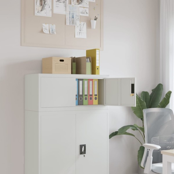 Cabinet for documents, light gray, 90x40x40cm, steel