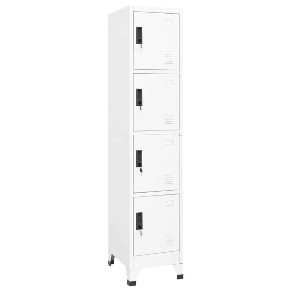 Dressing cabinet, white, 38x45x180cm, steel