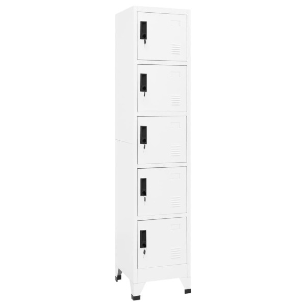 Dressing cabinet, white, 38x40x180cm, steel