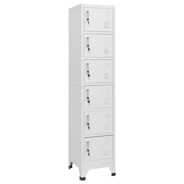 Dressing cabinet, light grey, 38x40x180cm, steel