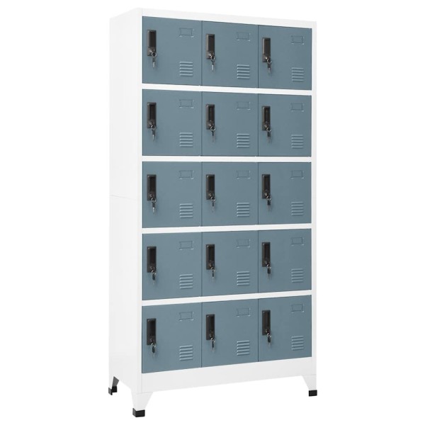 Dressing cabinet, gray, 90x40x180cm, steel