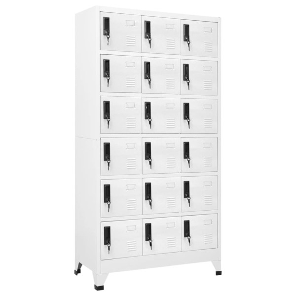 Dressing cabinet, white, 90x40x180cm, steel