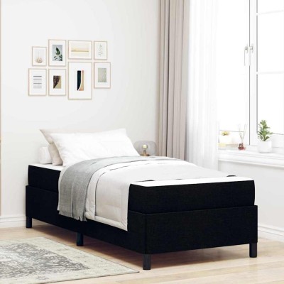 Patio bed Black fabric 90 x...