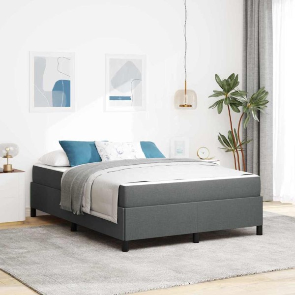 Yard bed Dark gray fabric 140 x 200 cm