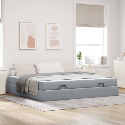 Bed frame with mattress 2...
