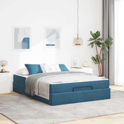 Bed frame with mattress 2...