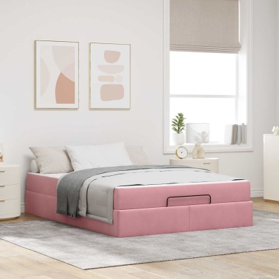 Bed frame with mattress 2...