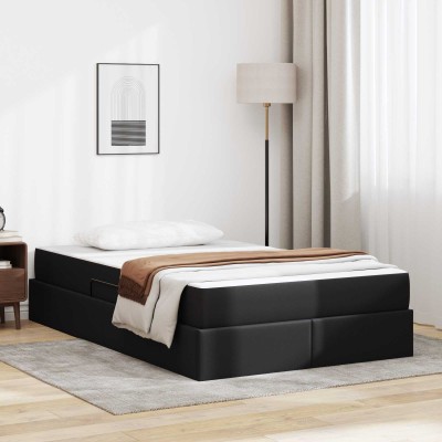 Bed with storage space and...