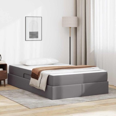 Bed with storage space and...