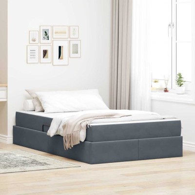 Bed with storage space and...
