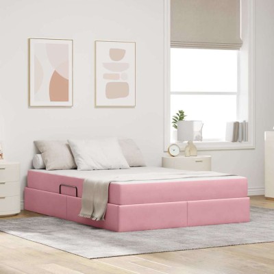 Bed with storage space and...
