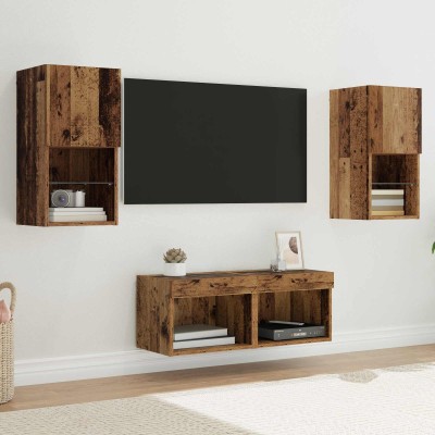 TV wall cabinets 4 pcs...