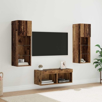 TV wall cabinets 4 pcs...