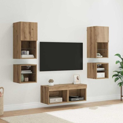 TV wall units 8 pcs Artisan...
