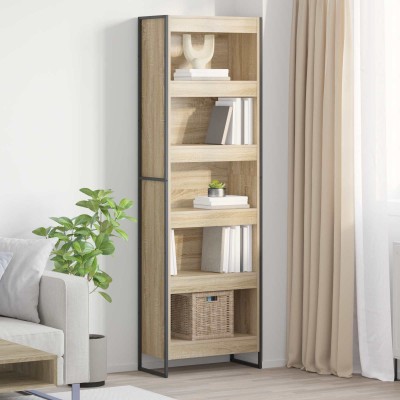 Bookcase 2 pcs Sonoma 60 x...