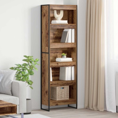 Bookcase 2 pcs Ancient wood...