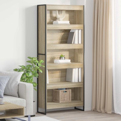 Bookcase 2 pcs Sonoma 80 x...