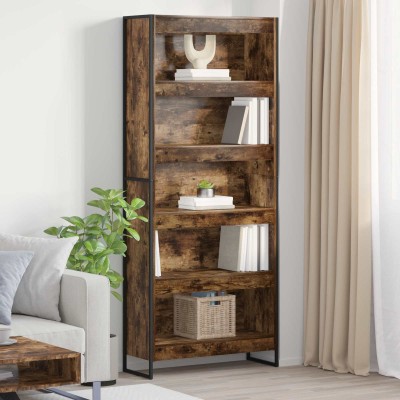 Bookcase 2 pcs Smoked oak...